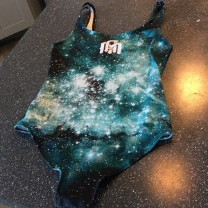 Body suit/bathing suit rave costume